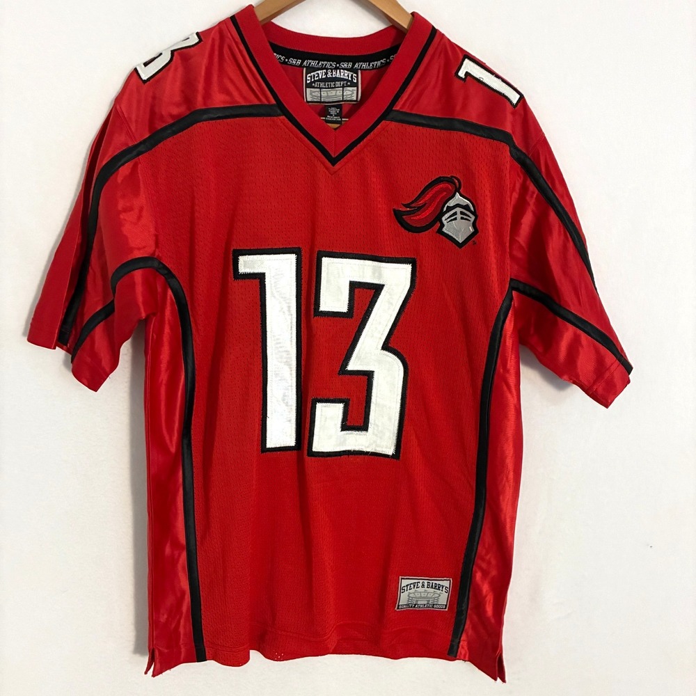 Rutgers Scarlet Knights Steve & Barry's Football Jersey Men's S Embroidered #13